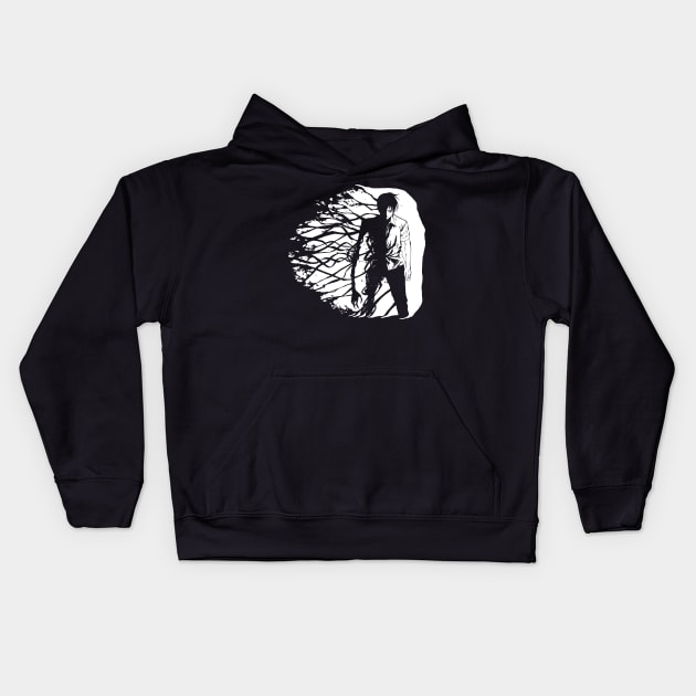 Ajin Kei Nagai Kids Hoodie by SaverioOste